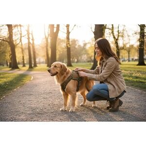 Tactical Dog Vest Harness, Outdoor Training Service Dog Vest SMALL see Pictures